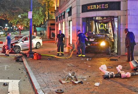 hermes boston hours|Hermes store Boston car crash.